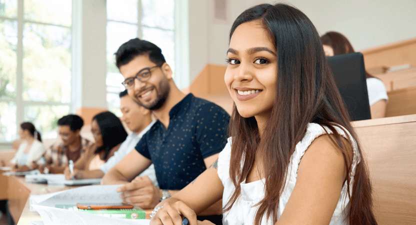 Student preparing with ADAT study materials and ADAT online mock exams on laptop